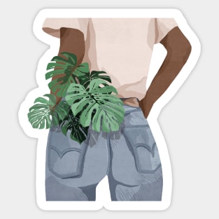 Pocket Full Of plants Sticker